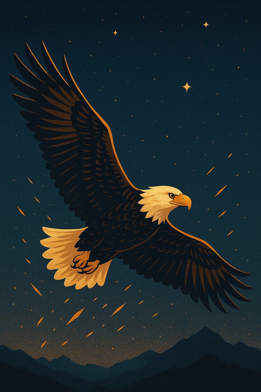 Forge sparks in a dark workshop